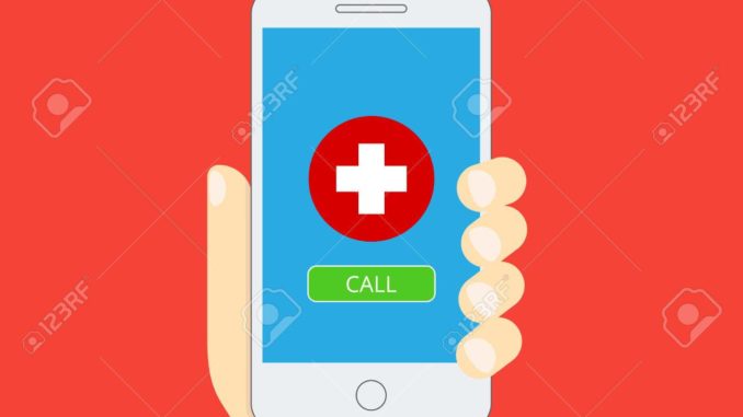 Modern flat concept medical app. Medical health care and medicine mobile consultant. Vector illustration.
